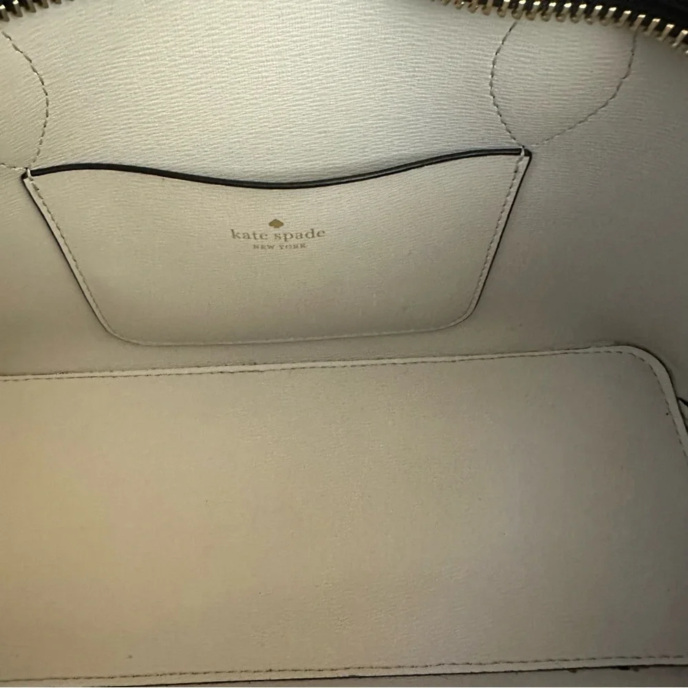 Kate Spade Darcy Small Black Leather Satchel Bag - Picture 12 of 15